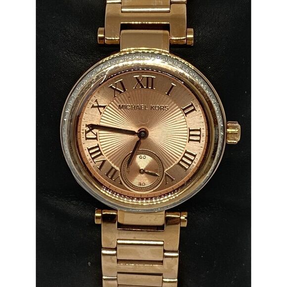 Michael Kors Skylar MK5971 Womens Stainless Steel Analog Dial Quartz Watch JK466 main image 8
